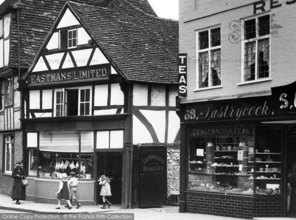 Photo of Godalming, Shops In The High Street 1924