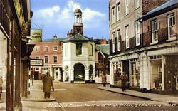 The Old Town Hall And High Street c.1960, Godalming