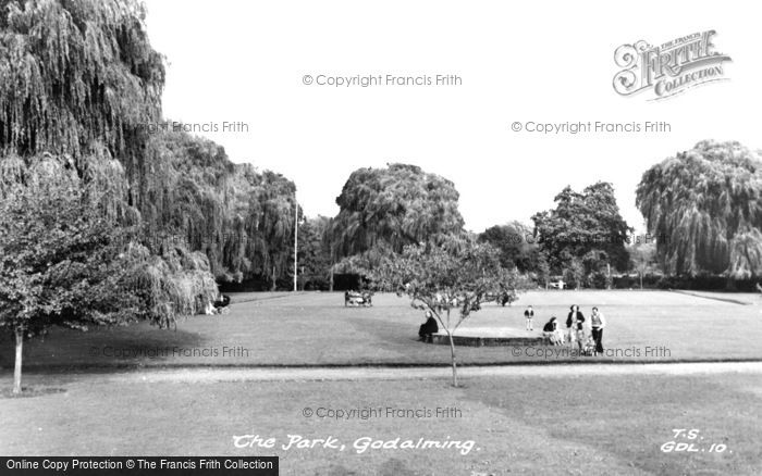 Photo of Godalming, The Park c.1955