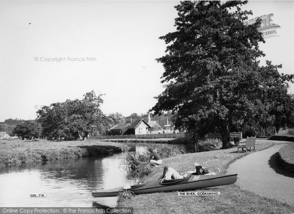 Photo of Godalming, The River Wey c.1965