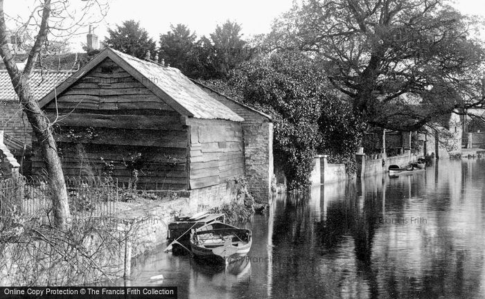 Photo of Godmanchester, A Boat On The River 1898