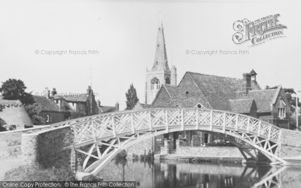 Photo of Godmanchester, Chinese Bridge c.1960