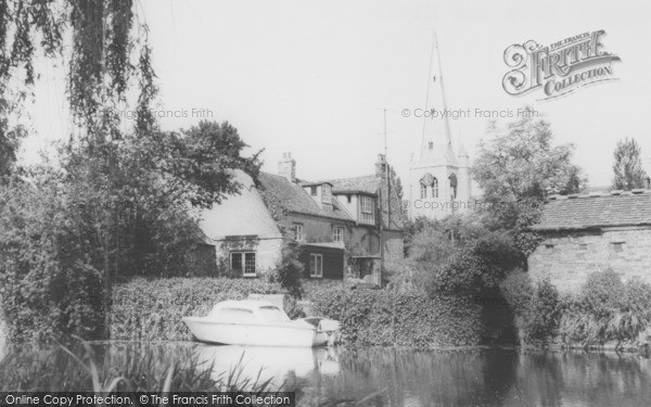 Photo of Godmanchester, Church From The River c.1960