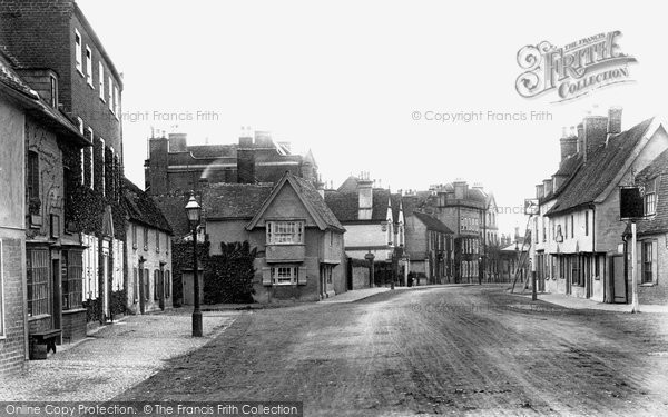 Photo of Godmanchester, Post Street 1898