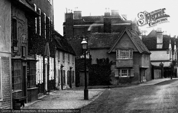 Photo of Godmanchester, Post Street 1898