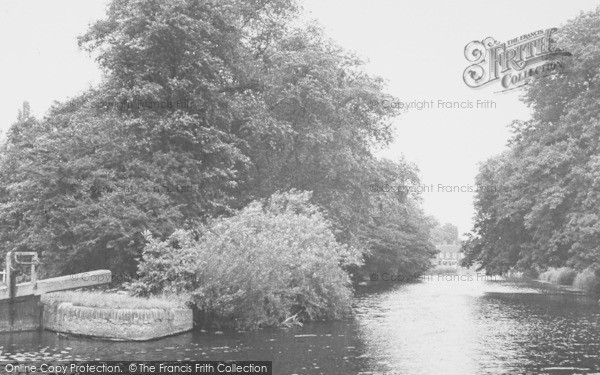 Photo of Godmanchester, The River And Lock c.1950