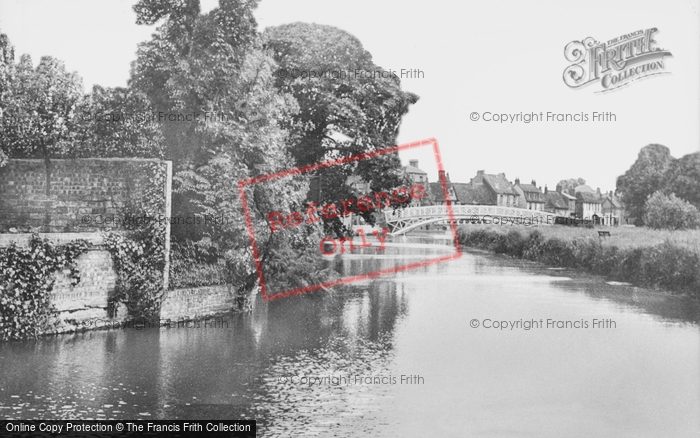 Photo of Godmanchester, The River c.1955