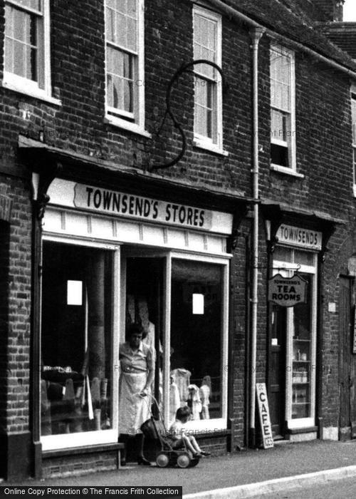 Photo of Godmanchester, Townsend's Stores c.1950