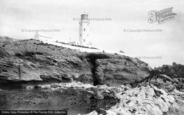 Photo of Godrevy Island, The Lighthouse 1890