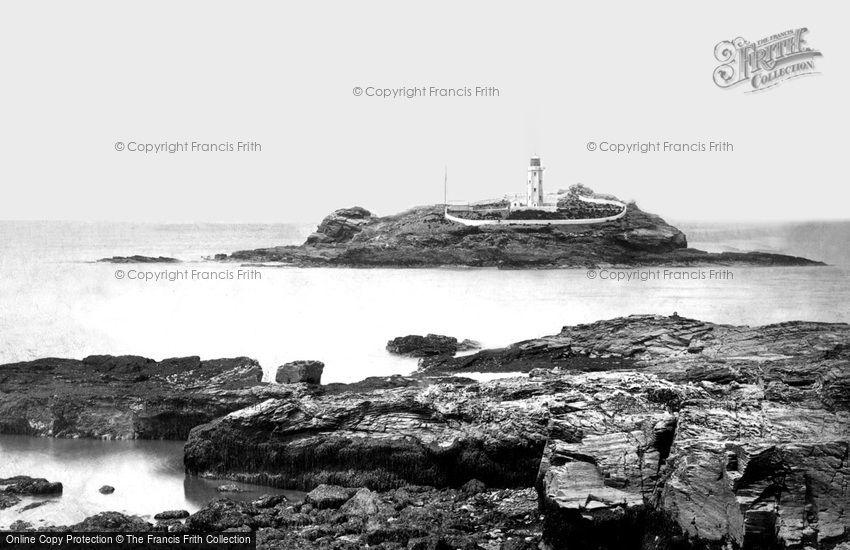 Godrevy Island, the Lighthouse 1890