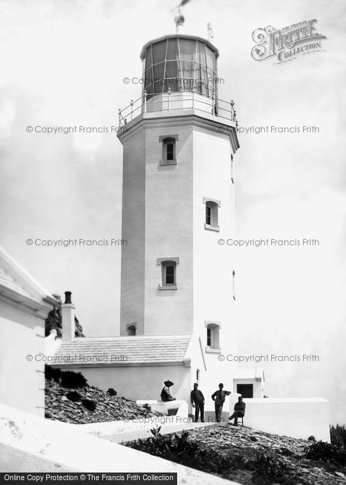 Photo of Godrevy Island, The Lighthouse 1890