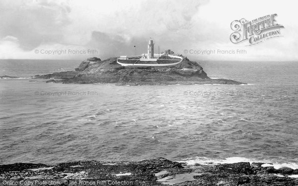 Photo of Godrevy Island, The Lighthouse 1922