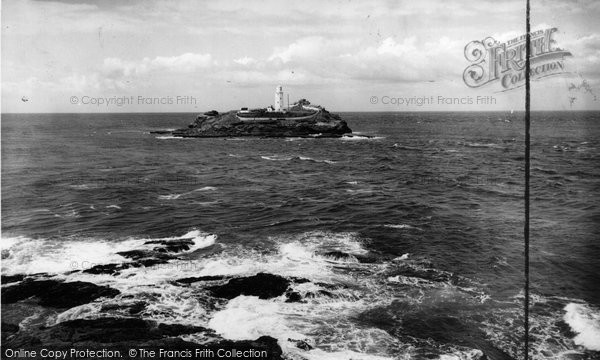 Photo of Godrevy Island, The Lighthouse c.1960