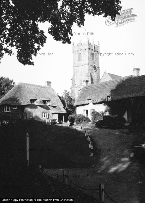 Photo of Godshill, All Saints Church And Village c.1955