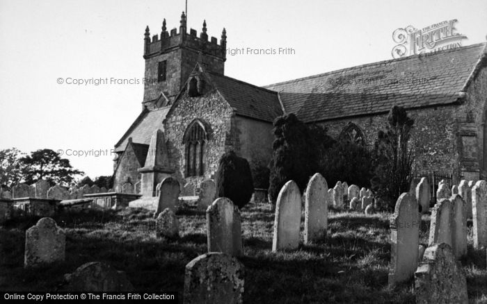 Photo of Godshill, All Saints Church c.1955