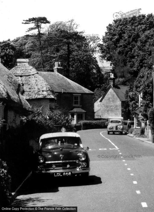 Photo of Godshill, Cars In The Village c.1960