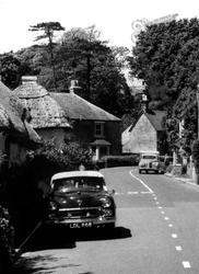 Cars In The Village c.1960, Godshill