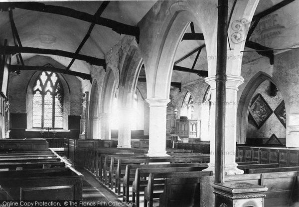 Photo of Godshill, Church Interior 1890