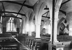 Church Interior 1890, Godshill