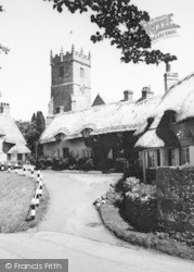The Church c.1955, Godshill