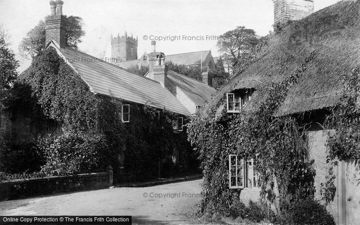 Photo of Godshill, The Village And All Saints Church c.1890