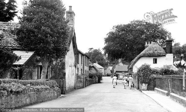 Photo of Godshill, The Village c.1955