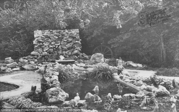 Photo of Godshill, The Waterfall, The Old Smithy c.1955