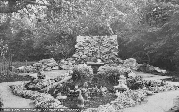 Photo of Godshill, The Waterfall, The Old Smithy c.1955