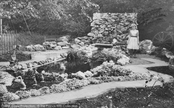 Photo of Godshill, The Waterfall, The Old Smithy c.1955