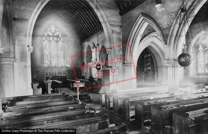 Photo of Godstone, Church Interior 1886
