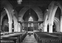 Church Interior 1909, Godstone
