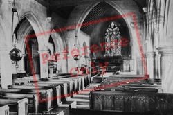 Church, Nave East 1886, Godstone