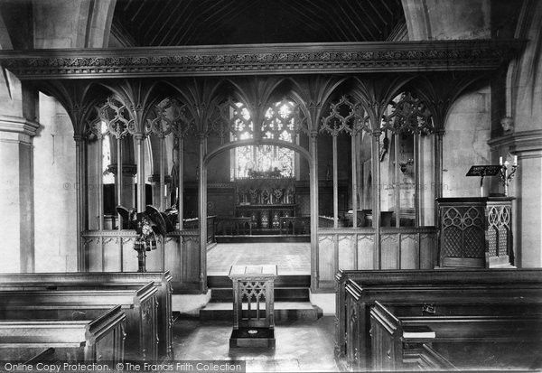 Photo of Godstone, Church Screen 1909