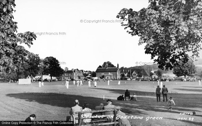 Photo of Godstone, Cricket On The Green c.1955