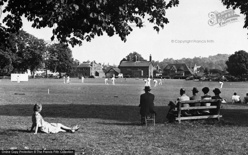 Godstone, Cricket on the Village Green c1955