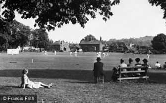 Godstone, Cricket on the Village Green c1955