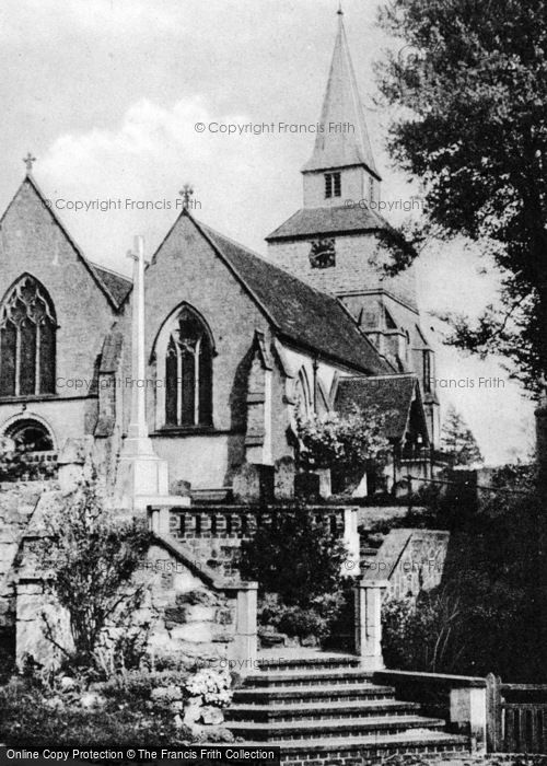 Photo of Godstone, St Nicholas' Church c.1955