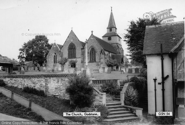 Photo of Godstone, St Nicholas Church c.1955