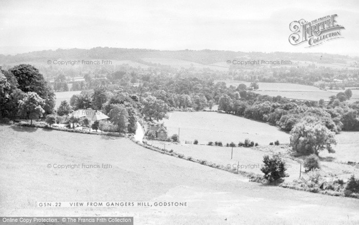 Photo of Godstone, View From Gangers Hill c.1955