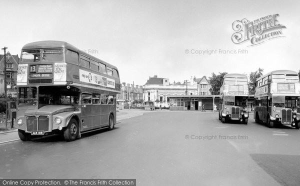 Photo of Golders Green, The Bus Station And North End Road c.1960