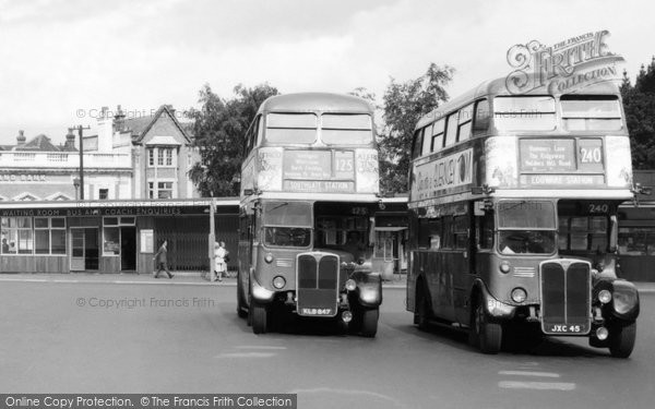 Photo of Golders Green, The Bus Station c.1960