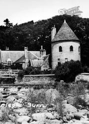 Tower Lodge And Golspie Burn c.1950, Golspie