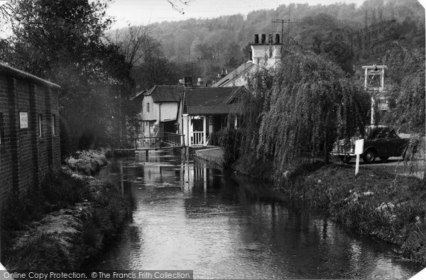 Photo of Gomshall, Tillingbourne Stream c.1960