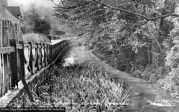 Photo of Gomshall, Tillingbourne Stream c.1960