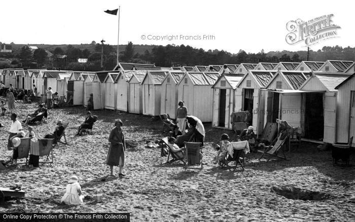 Photo of Goodrington, Beach Huts, South Sands 1933