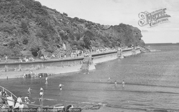 Photo of Goodrington, Cliff And Walks c.1955