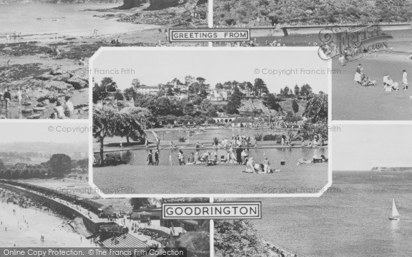 Photo of Goodrington, Composite c.1955
