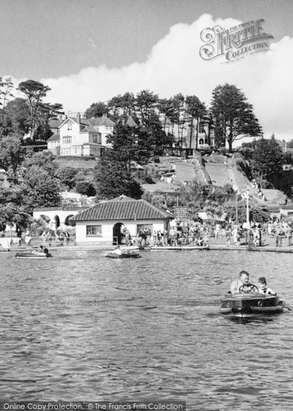 Photo of Goodrington, On The Boating Lake c.1955