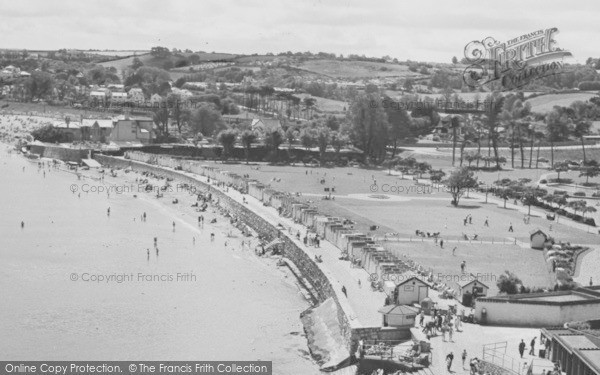 Photo of Goodrington, The Sands And Park c.1955