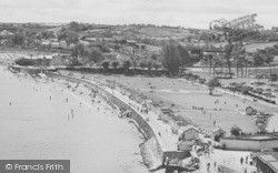The Sands And Park c.1955, Goodrington